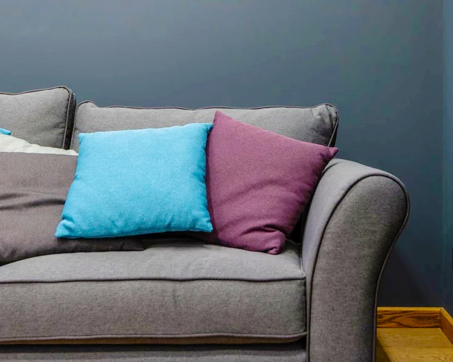 Cotton Ware sofa upholstery project